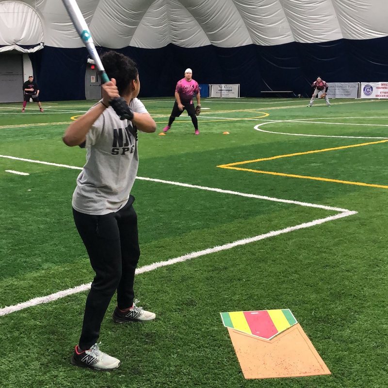 NJ Play Sports softball - batter at the plate